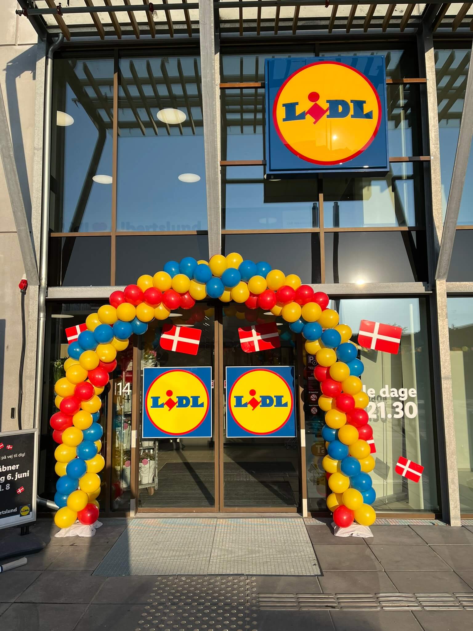 Balloner til LIDL Albertslund