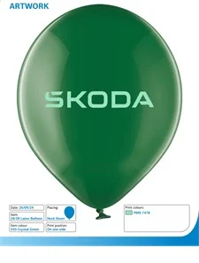 Skoda reklameballon