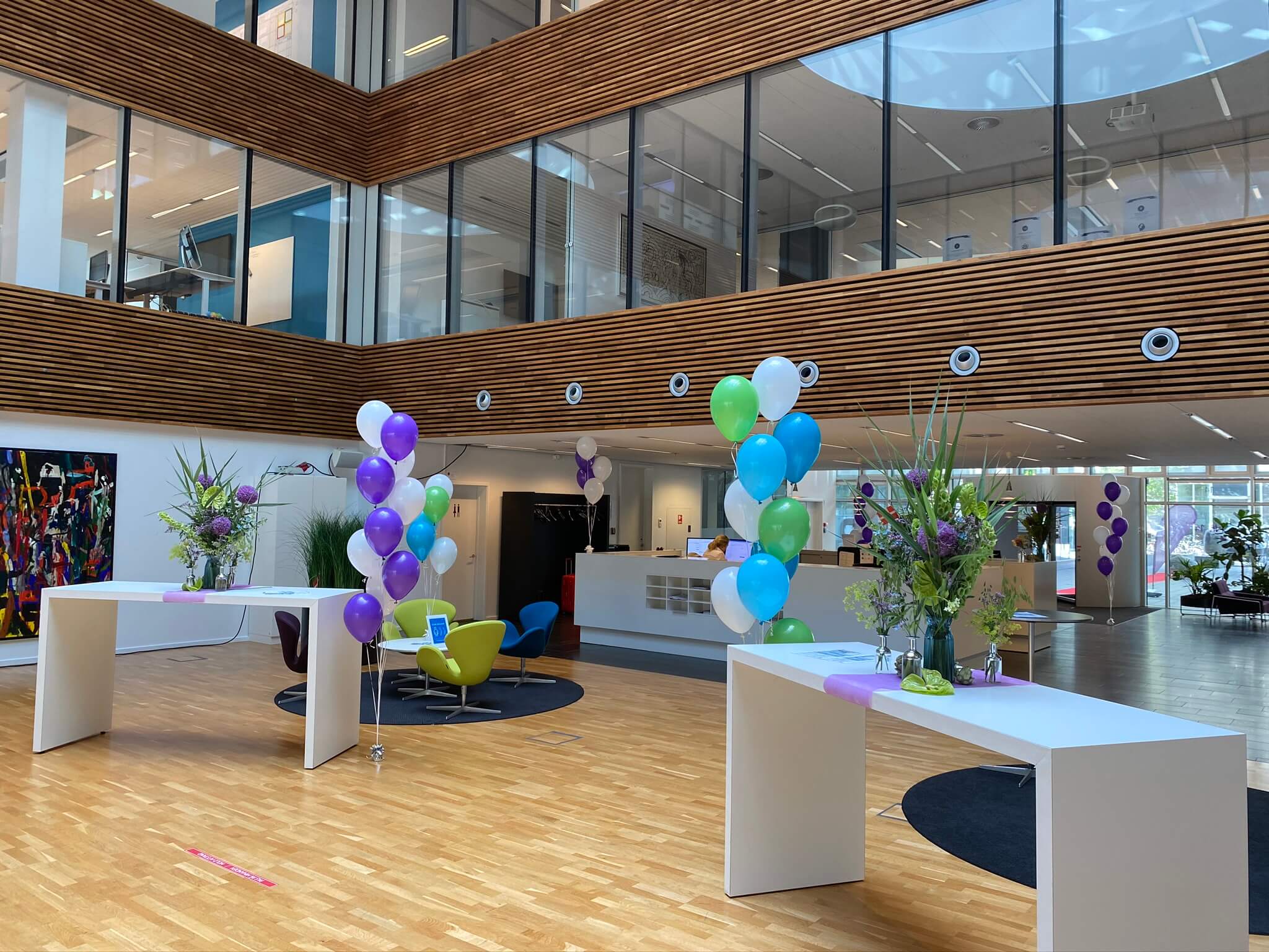 Balloner Firma reception