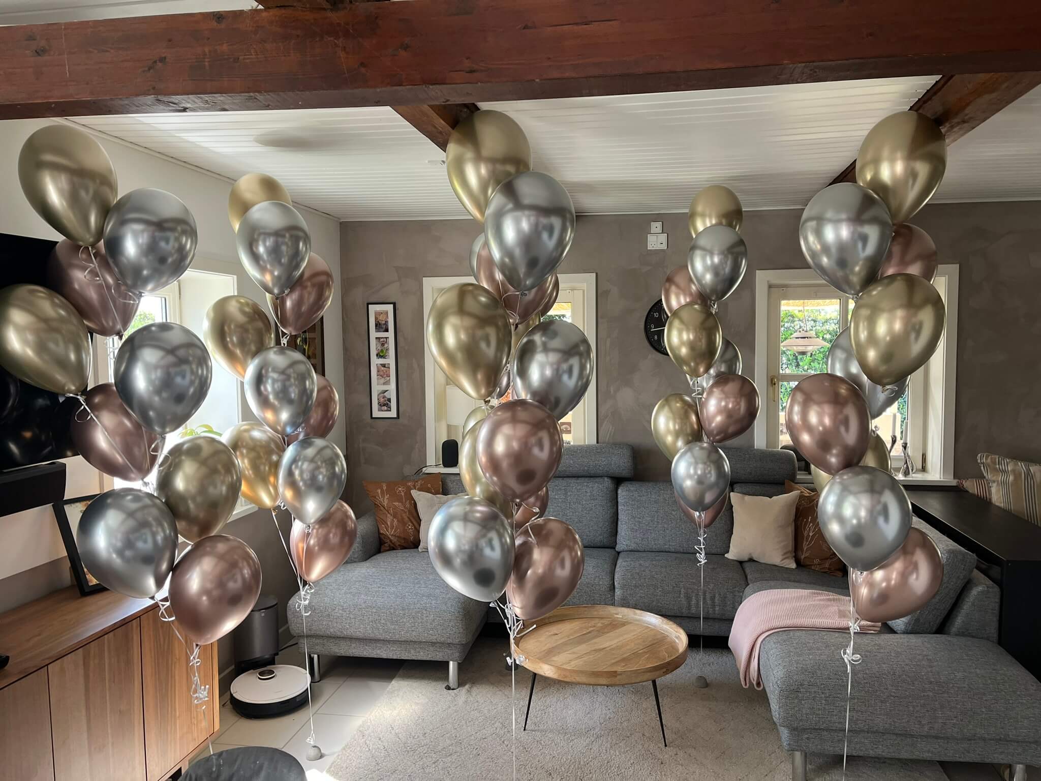 Ballonbuketter 60 år.