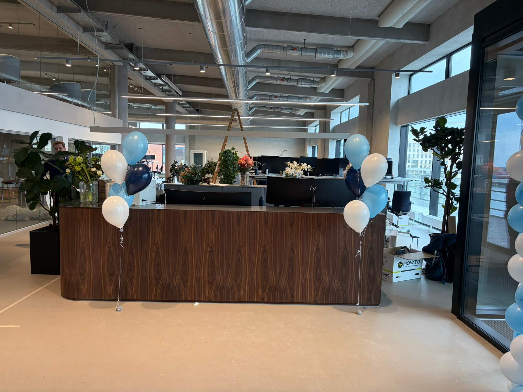 Ballondekoration til Maersk Tankers